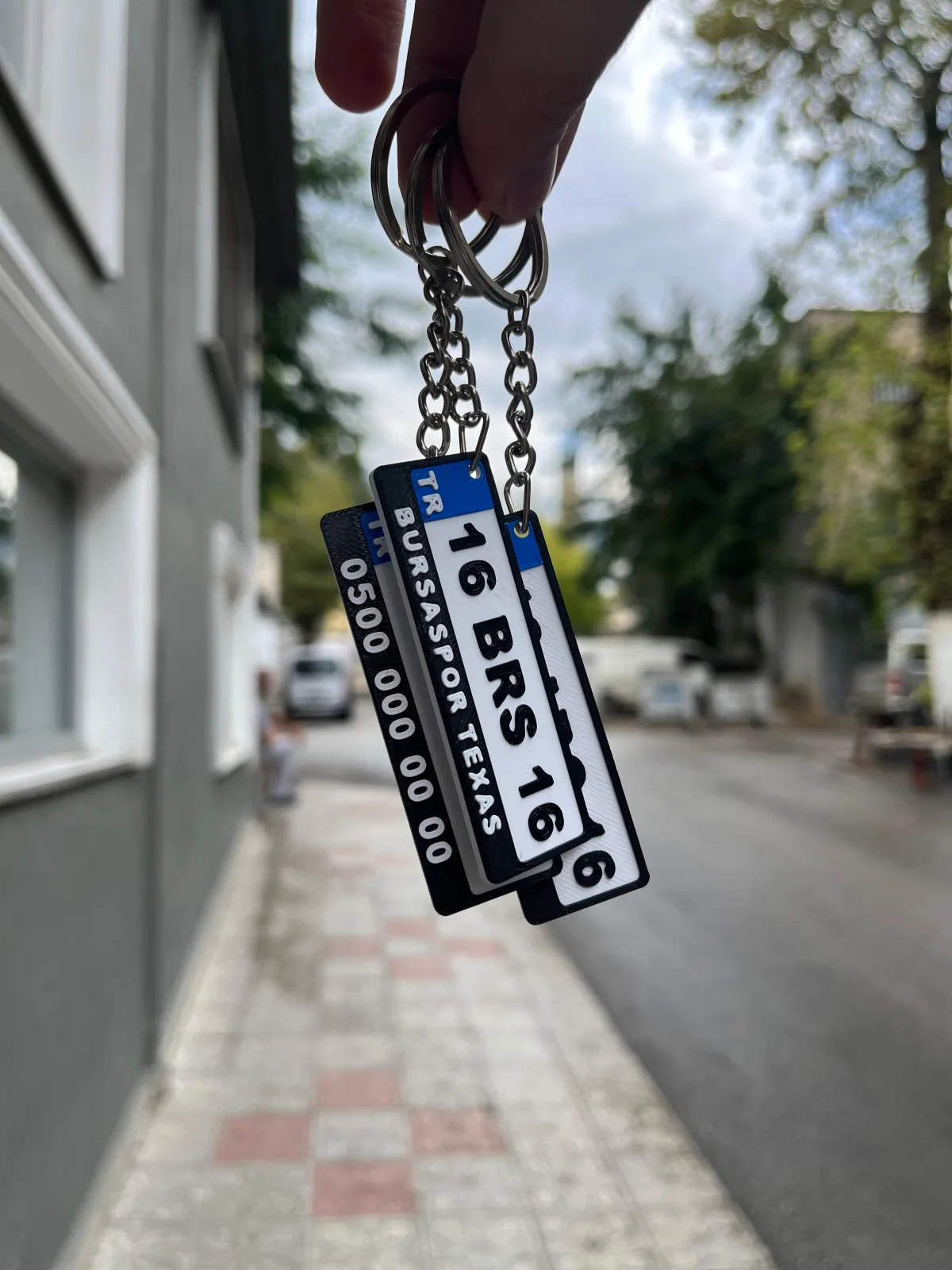 Kişiye Özel Hediyelik Plaka Anahtarlık
