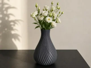 Modern Spiral Vazo ve Minimalist Ev Dekorasyonu