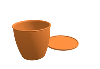 Modern Drenajlı Saksı