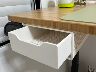 Klavye Raflı Masa Altı Çekmece